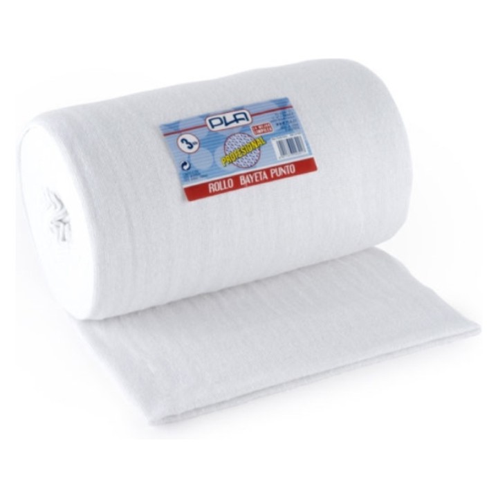 Rejilla rollo doble punto algodón blanco (r. 3 kg.)