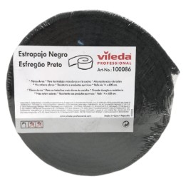 Estropajo rollo grueso Vileda 14 cm. negro (r. 6 m.)
