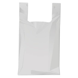 Bolsa camiseta 70% recic. 40x50 cm.  g-200 (pq. 100 bl.)