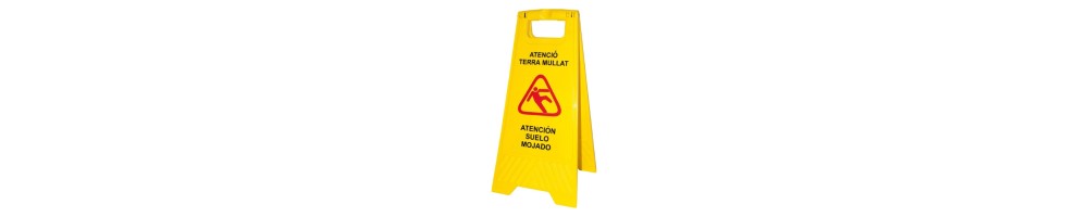 Carteles suelo mojado