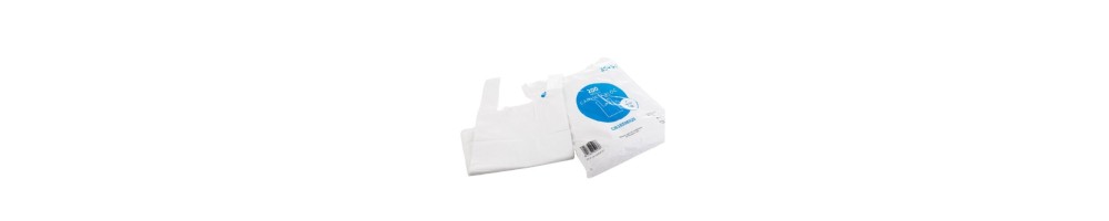 Bolsas camiseta blanca