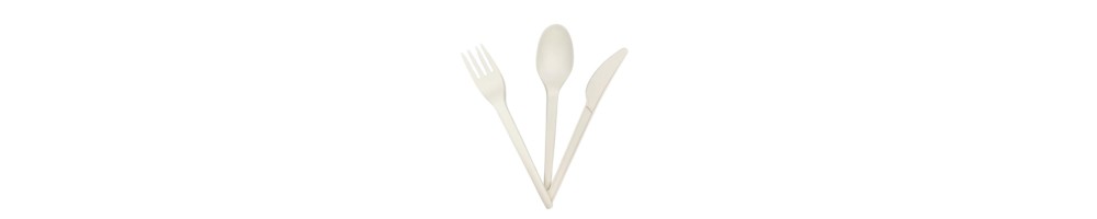 Cubiertos compostables